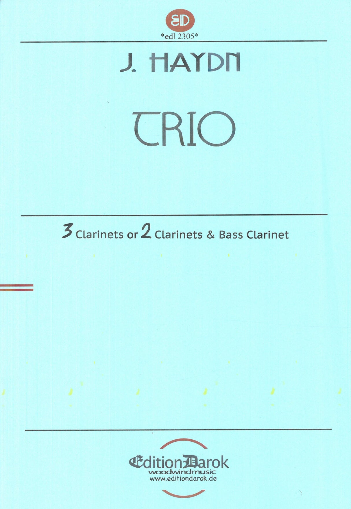 Haydn: London Trio, Hob. IV:1 (arr. for clarinet trio)
