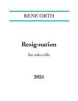 Orth: Resig•nation