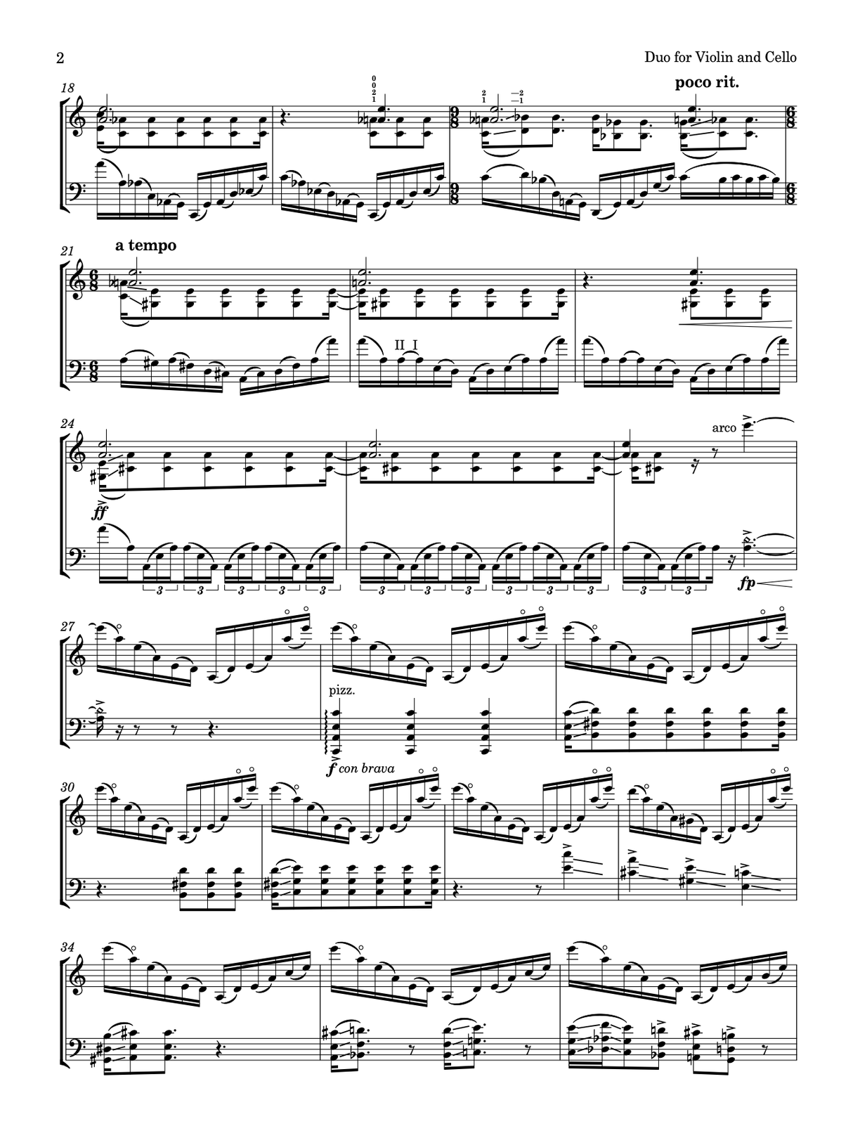 Montgomery: Duo for Violin and Cello