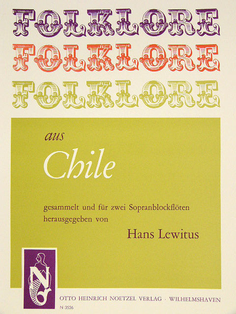 Folklore Duets from Chile (arr. for SS recorders)