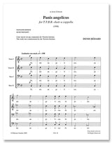 Bédard: Panis angelicus