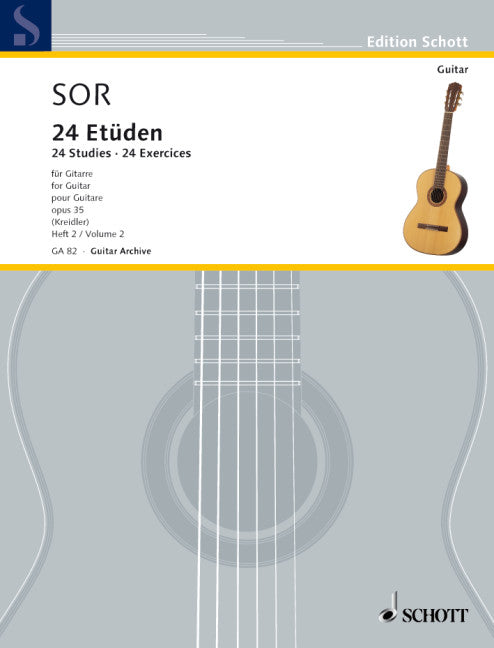 Sor: 24 Etudes, Op. 35 - Volume 2 (Nos. 13-24)