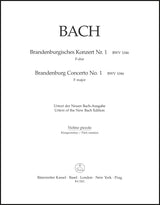 Bach: Brandenburg Concerto No. 1 and Original Version "Sinfonia" in F Major, BWV 1046 and 1046a (Urtext)