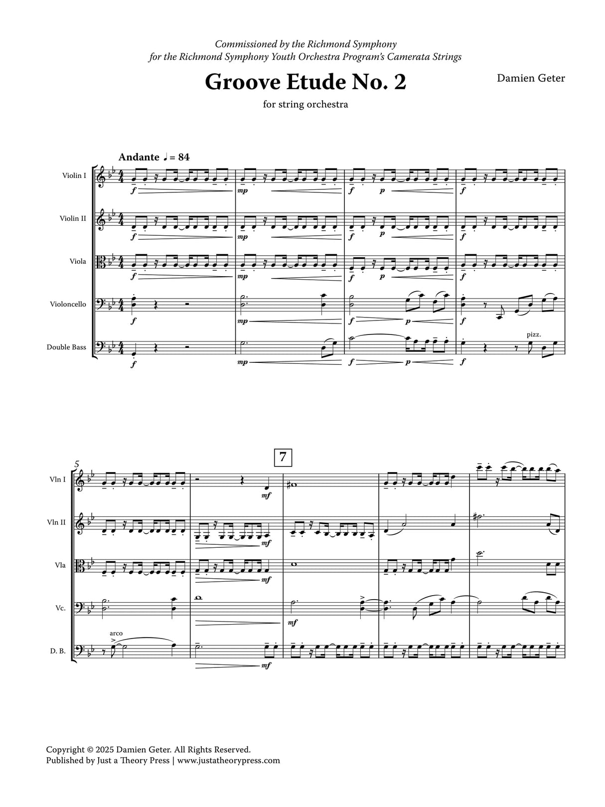 Geter: Groove Etude No. 2
