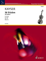 Kayser: 36 Elementary and Progressive Studies, Op. 20