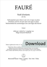 Fauré: Noël d'enfants, N 111