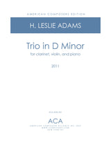 H.L. Adams: Trio in D Minor