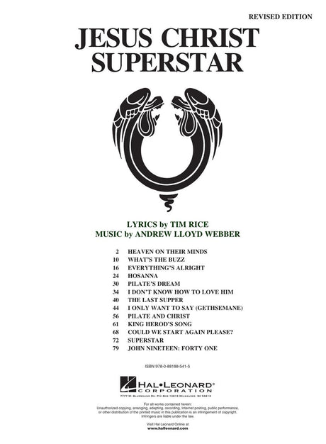 Webber: Jesus Christ Superstar – Revised Edition