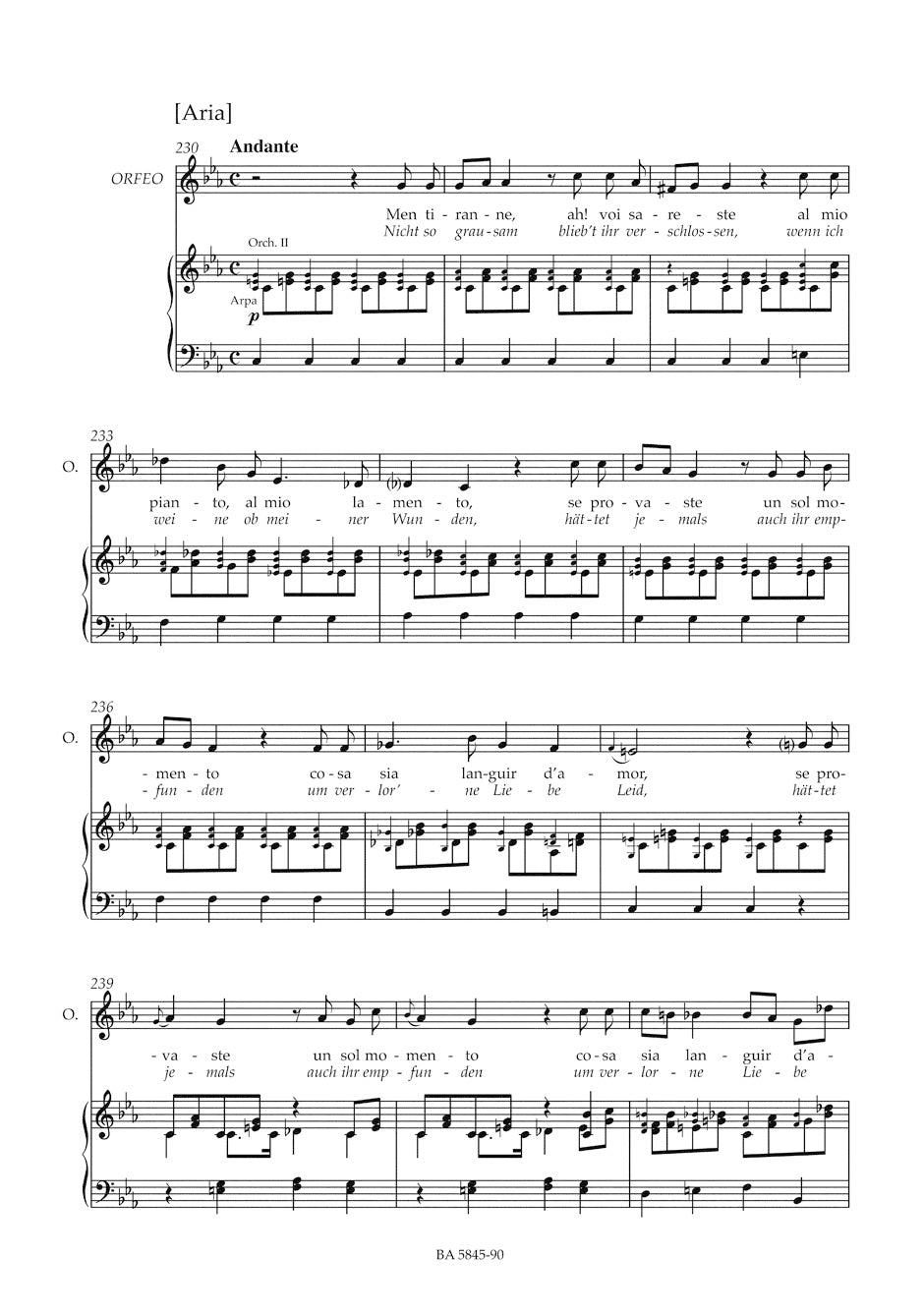 Gluck: Orfeo ed Euridice (Italian Version), Wq. 30 – Ficks Music