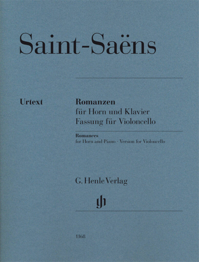 Saint-Saëns: Romances for Horn and Piano (cello version) – Ficks Music