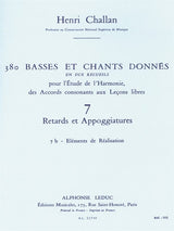Challan: Basses et Chants Donnés - 7b (Retards et appoggiatures)