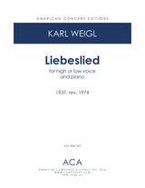 Weigl: Liebeslied