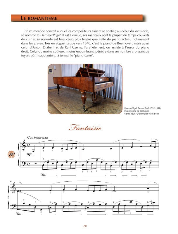 Bournel-Bosson: Répertoire dédié à une petite histoire du piano