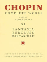 Chopin: Fantasia, Berceuse, and Barcarolle