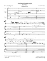 Melby: Three Wordsworth Songs
