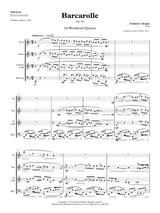Chopin: Barcarolle, Op. 60 (arr. for woodwind quartet)