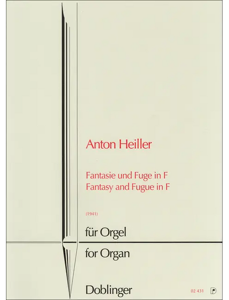 Heiller Sheet music composed by Anton Heiller (1923-1979) – Ficks Music
