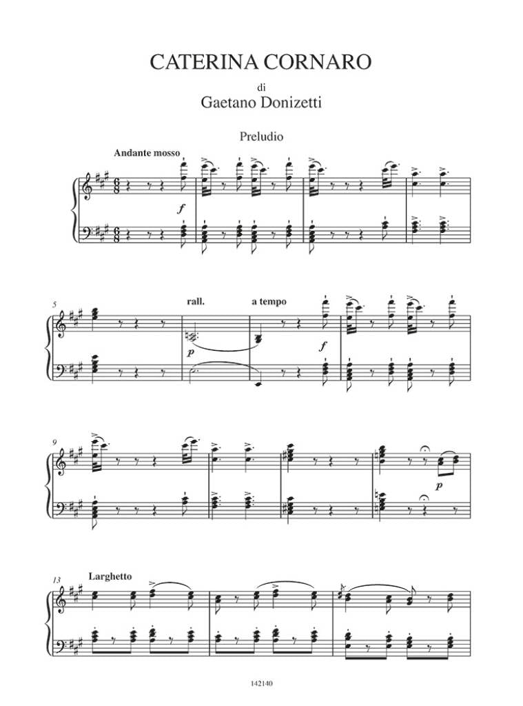 Donizetti: Caterina Cornaro