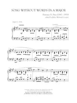 Price: Song Without Words in A Major