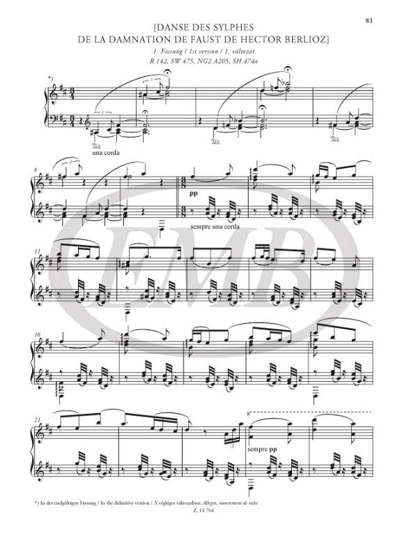Liszt: Piano Concerto in A Major for Solo Piano and Other Piano Works