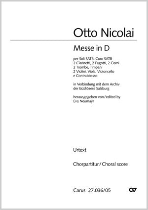 Nicolai: Mass in D Major