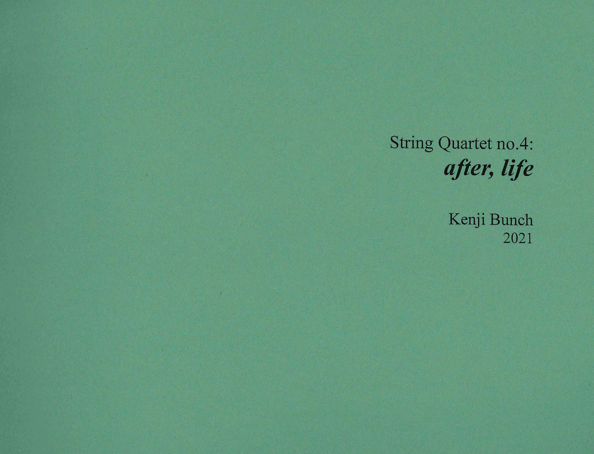 Bunch: String Quartet No. 4