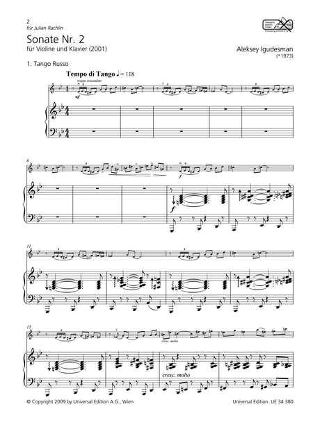Igudesman: Violin Sonata No. 2