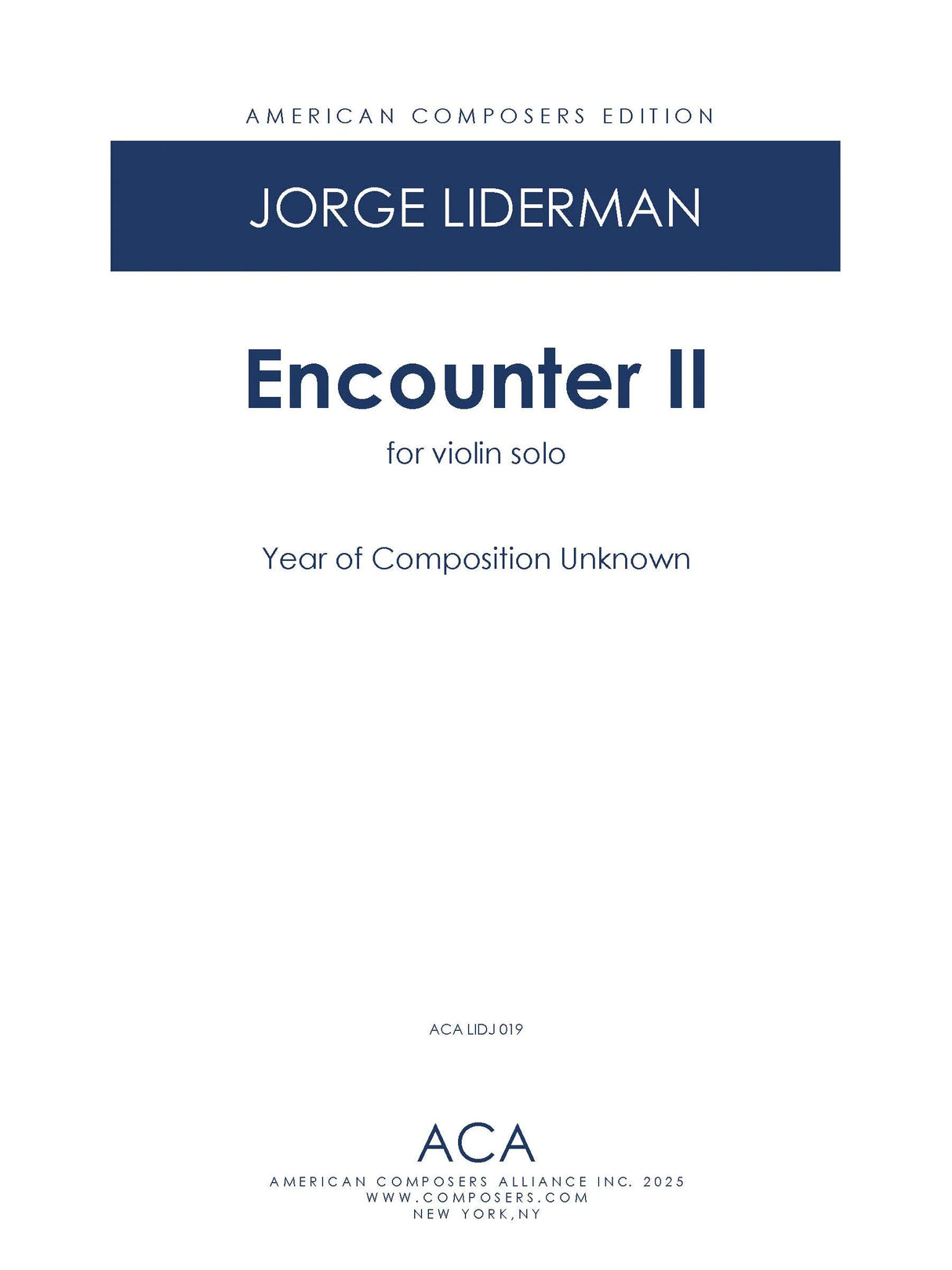 Liderman: Encounter II