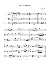 Tillis: Trio for Strings