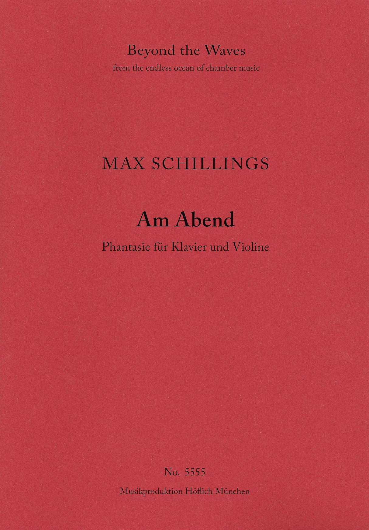 Schillings: Am Abend