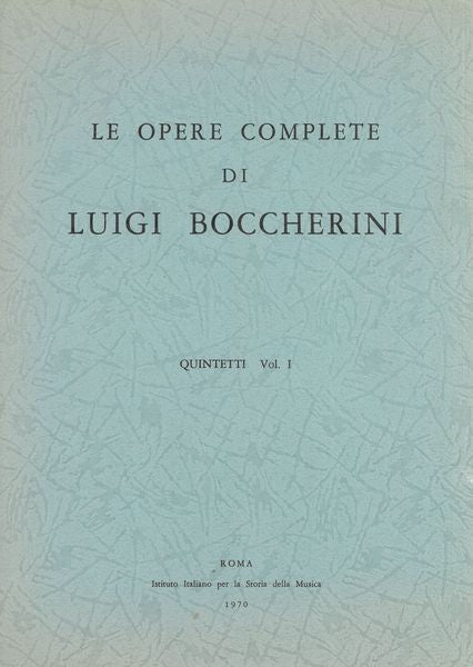 Boccherini: 6 String Quintets, Op. 10