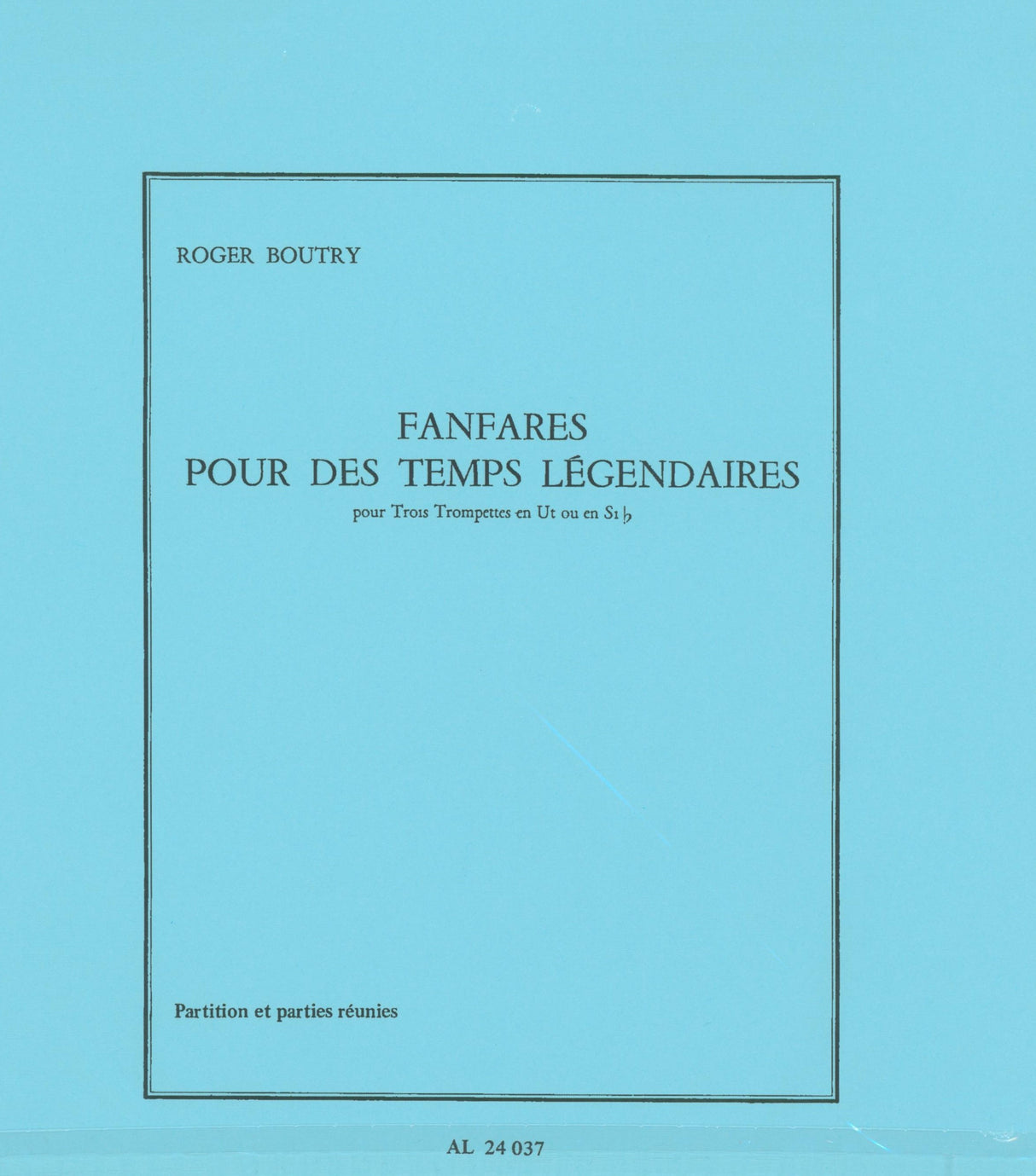 Boutry: Fanfares pour des temps légendaires