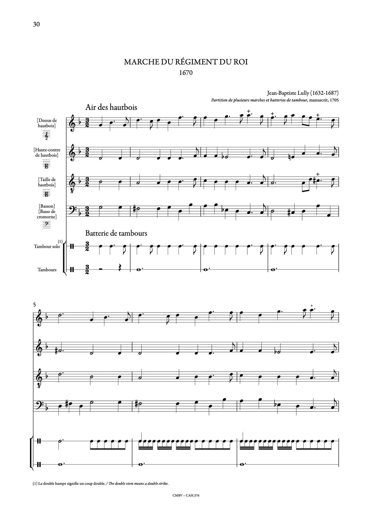 Anthology of French Baroque Music - Oboe - Volume 2