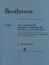 Beethoven: Trio in C Major, Op. 87 & Variations in C Major, WoO 28