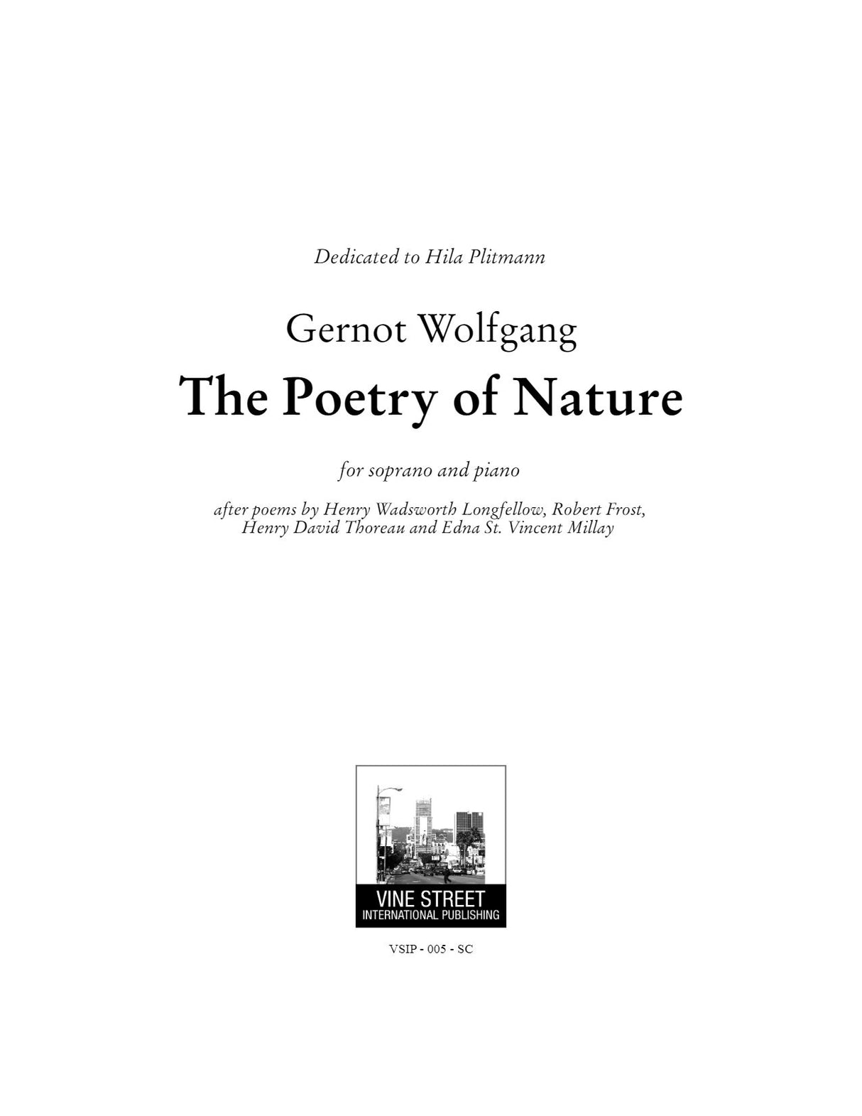 Wolfgang: Poetry of Nature