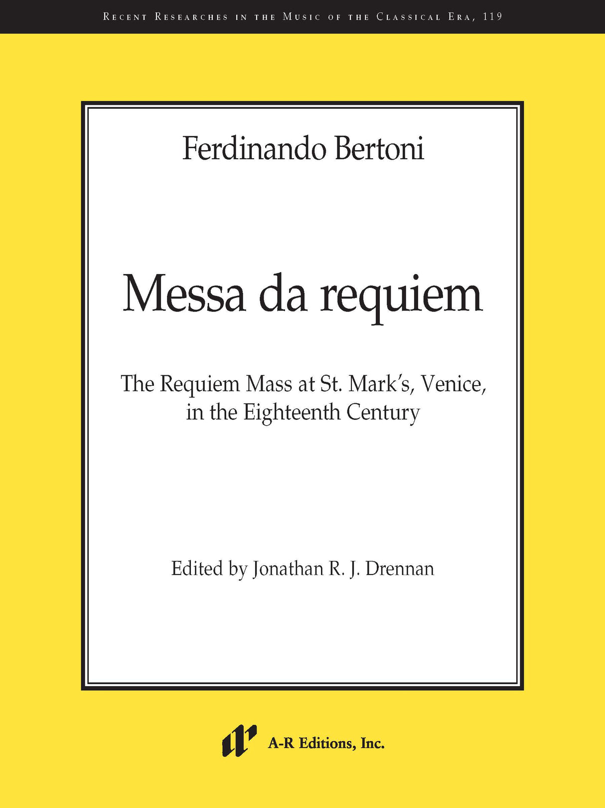 Bertoni: Messa da requiem