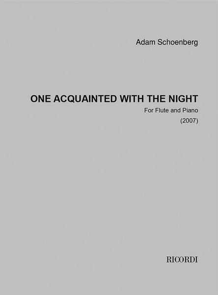Ad. Schoenberg: One acquainted with the night