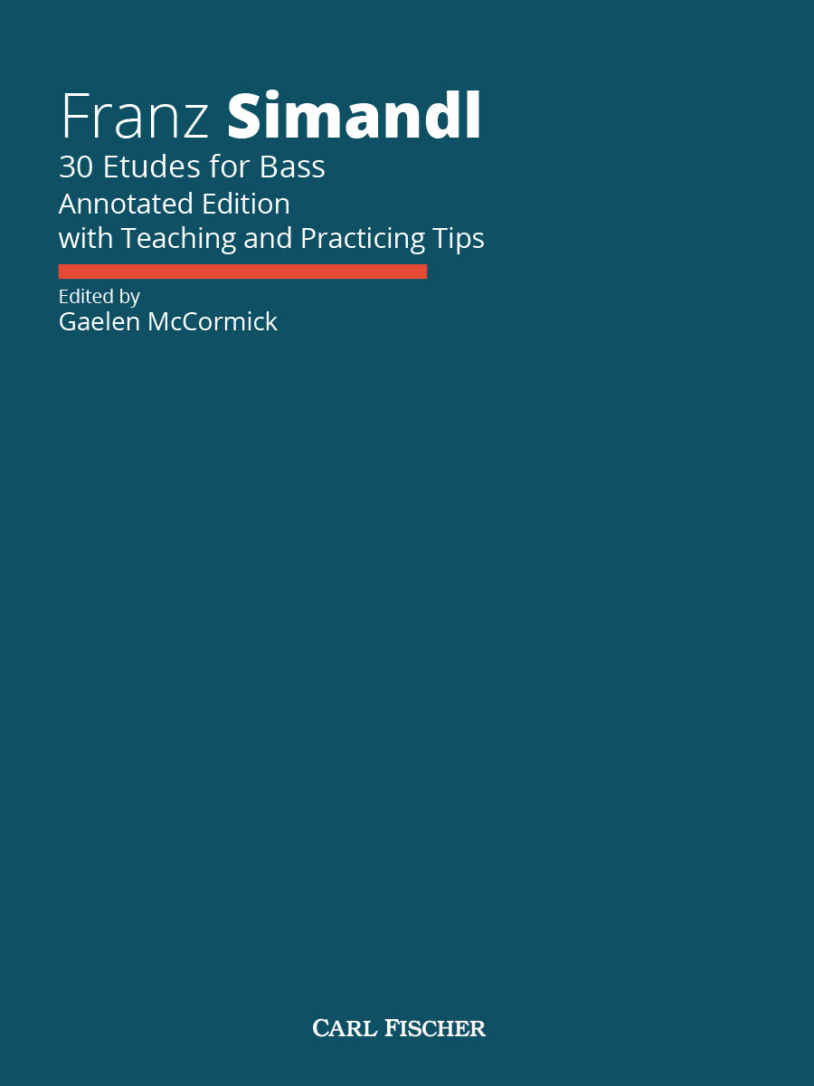 Simandl: 30 Etudes for Double Bass