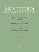 Monteverdi: Lamento d' Arianna (Monodia) / Pianto della Madonna (Contrafactum)