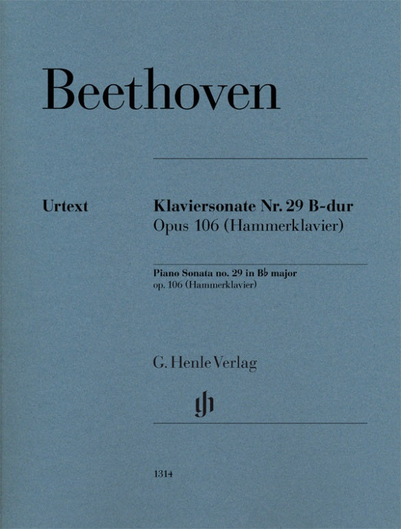 Beethoven: Piano Sonata No. 29 in B-flat Major, Op. 106