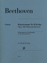 Beethoven: Piano Sonata No. 29 in B-flat Major, Op. 106