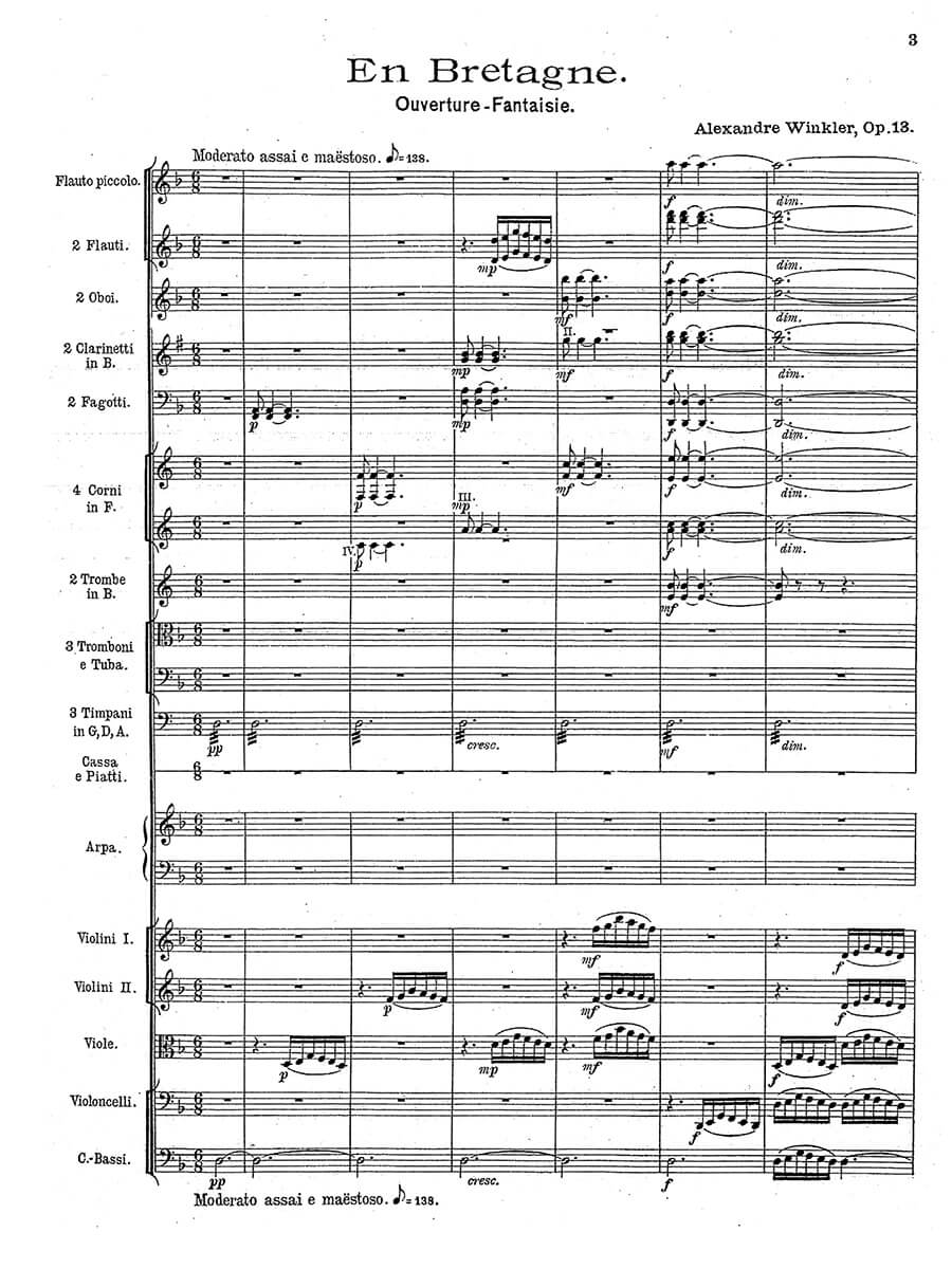 Winkler: En Bretagne, Op. 13