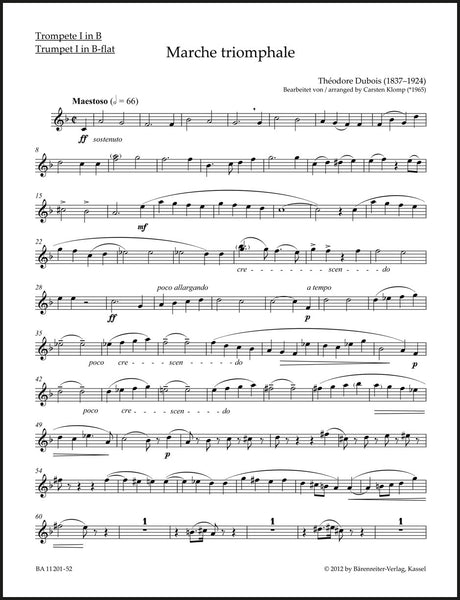 Dubois: Marche triomphale (arr. for organ & brass ensemble)