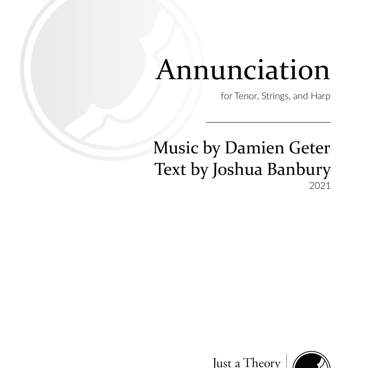 Geter: Annunciation – Ficks Music