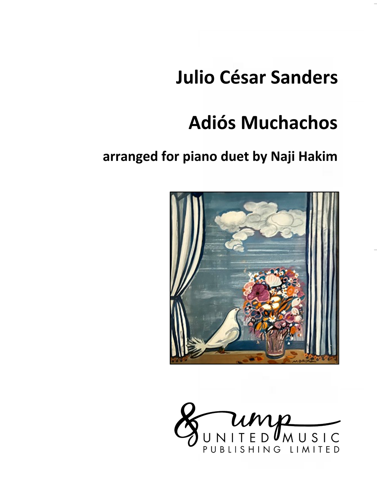 Sanders: Adiós Muchachos (arr. for piano 4-hands)