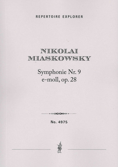 Myaskovsky: Symphony No. 9 in E Minor, Op. 28