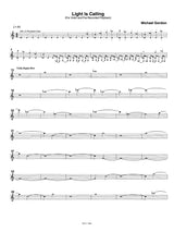 Gordon: light Is calling (arr. for violin & tape)