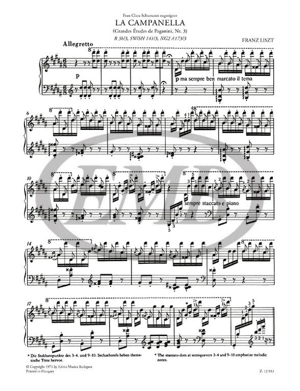 Liszt: La campanella – Ficks Music