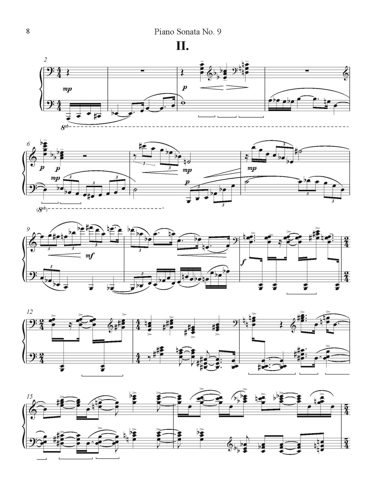 Shawn: Piano Sonata No. 9