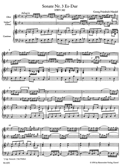 Handel: 6 Trio Sonatas - Volume 2, HWV 382 & 383